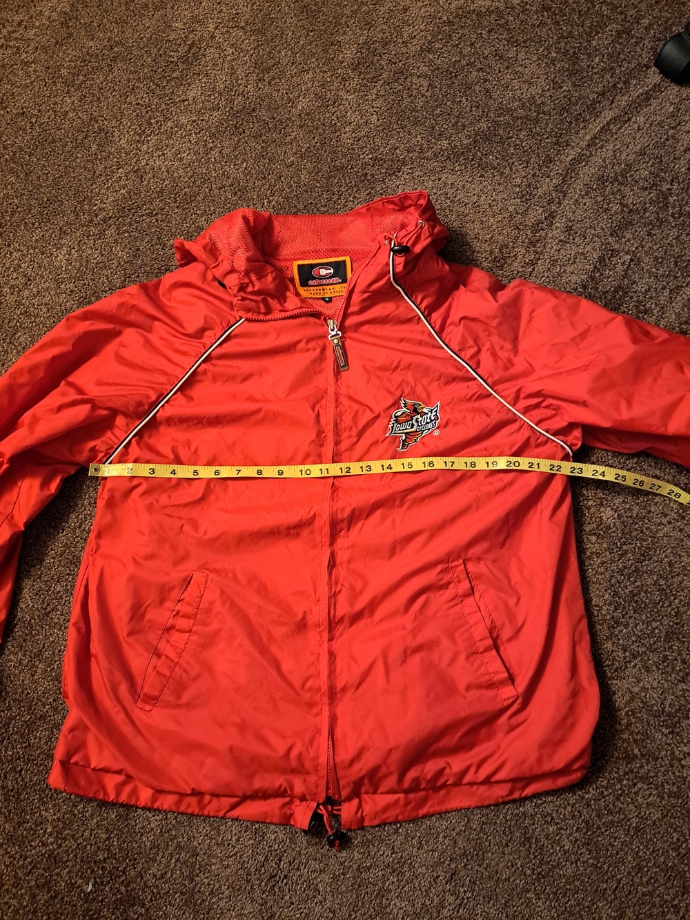 Colosseum Vintage Iowa State Cyclones full-zip hooded windbreaker jacket - Picture 6 of 11